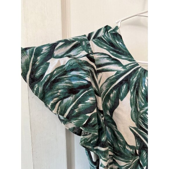 Who what Wear women’s size X-large green leaf dress - Picture 4 of 10